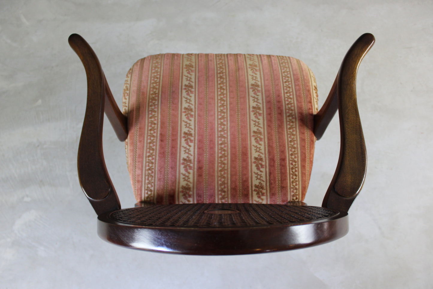 Antique Study Cane Back Chair - Kernow Furniture