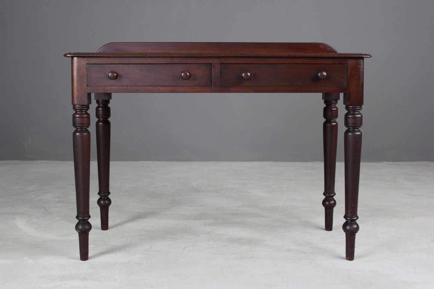Victorian Mahogany Writing Table - Kernow Furniture