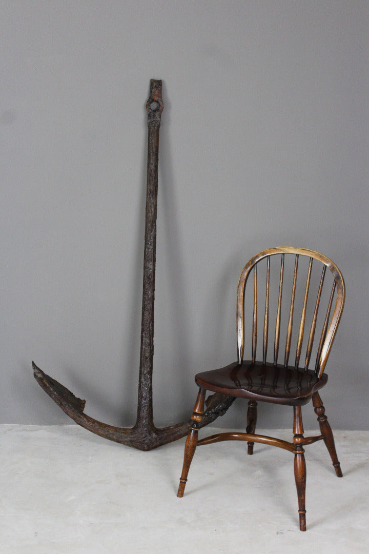 Large Antique Boat Anchor - Kernow Furniture