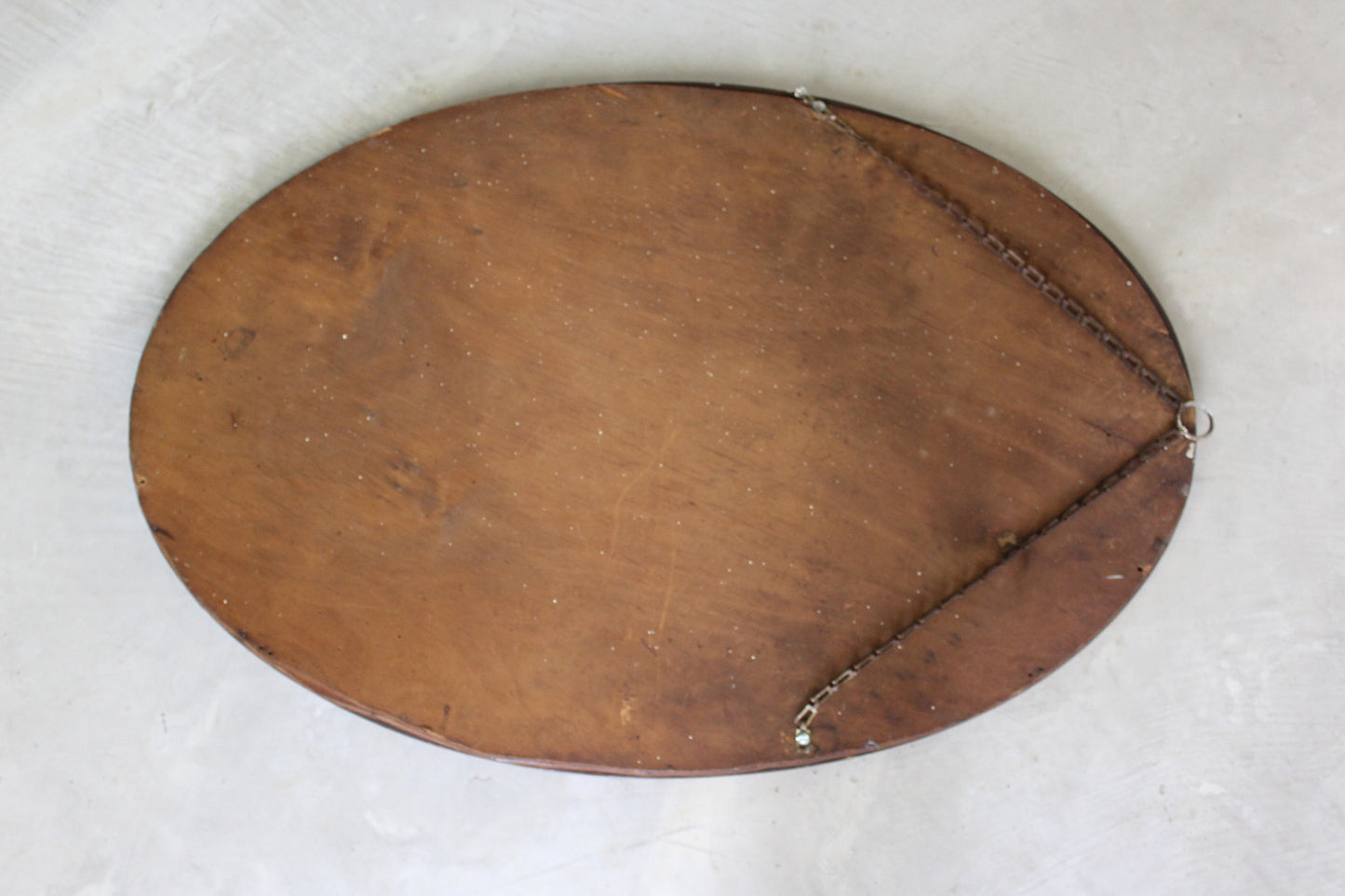 Oval Oak Wall Mirror - Kernow Furniture