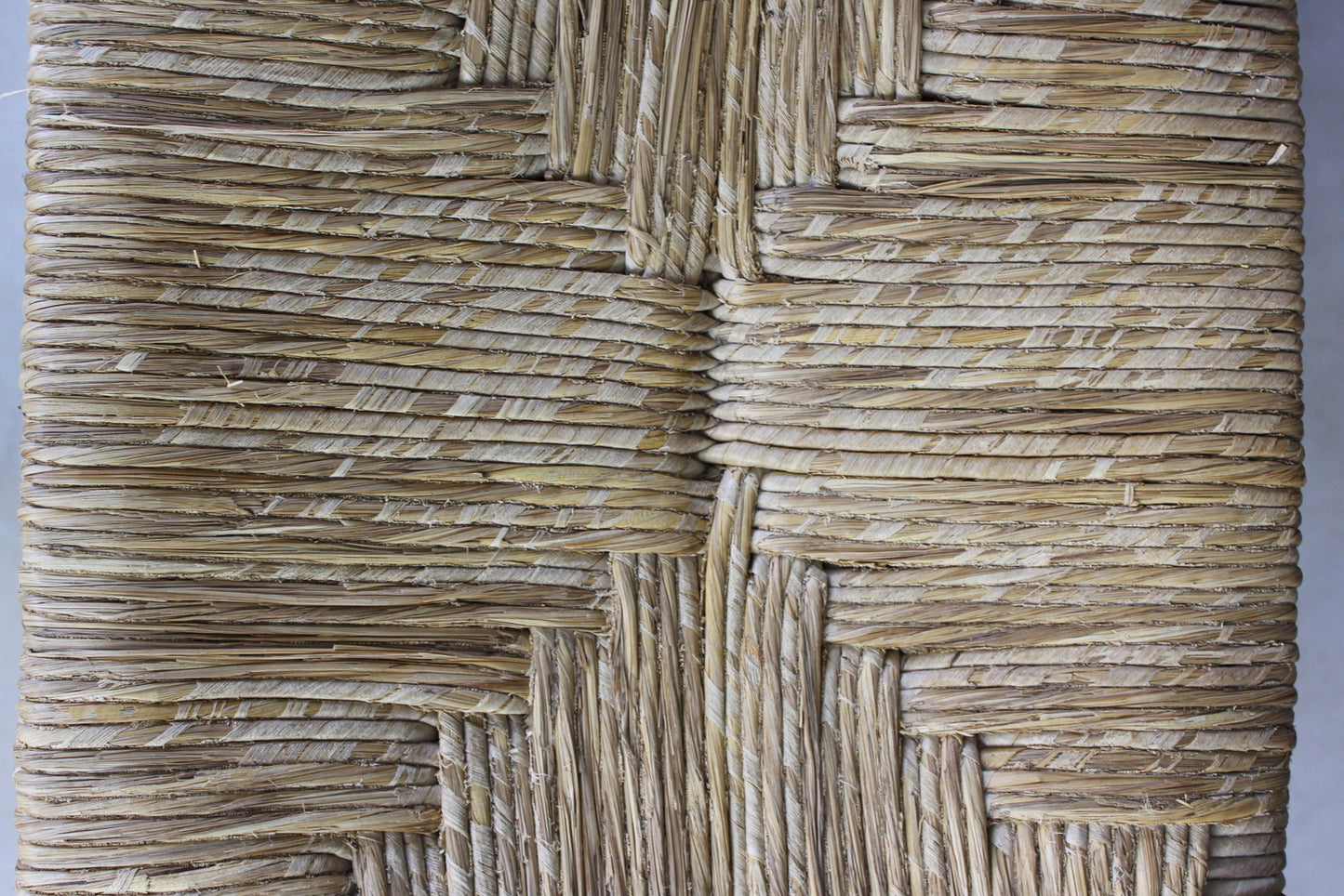 4 Rustic Rush Dining Chairs - Kernow Furniture