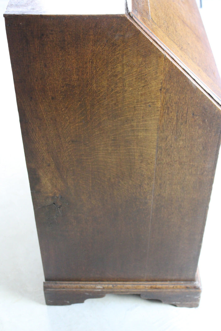 Antique Oak Writing Bureau - Kernow Furniture