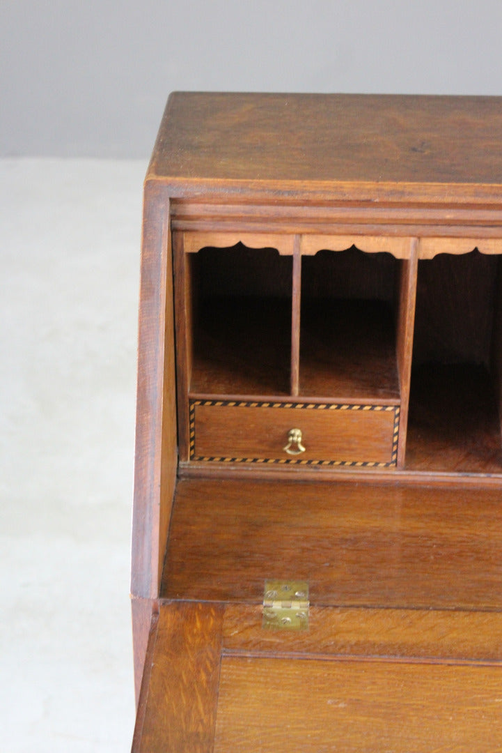 Oak Jacobean Style Bureau Kernow Furniture