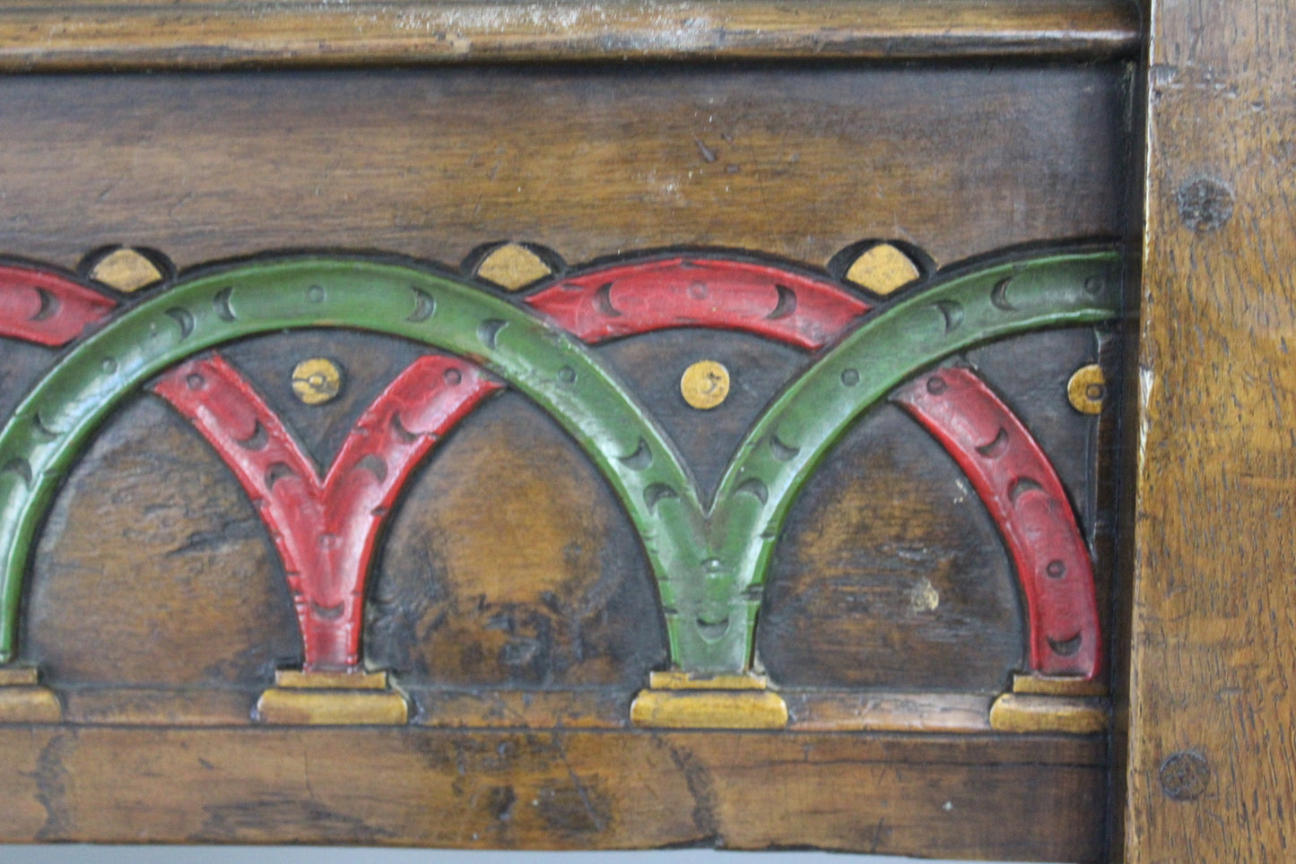 Pair Antique Single Oak Beds - Kernow Furniture