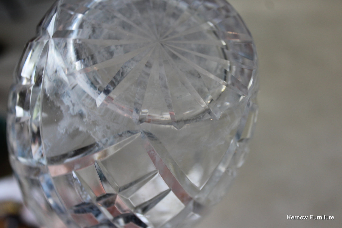 Cut Glass Decanter - Kernow Furniture