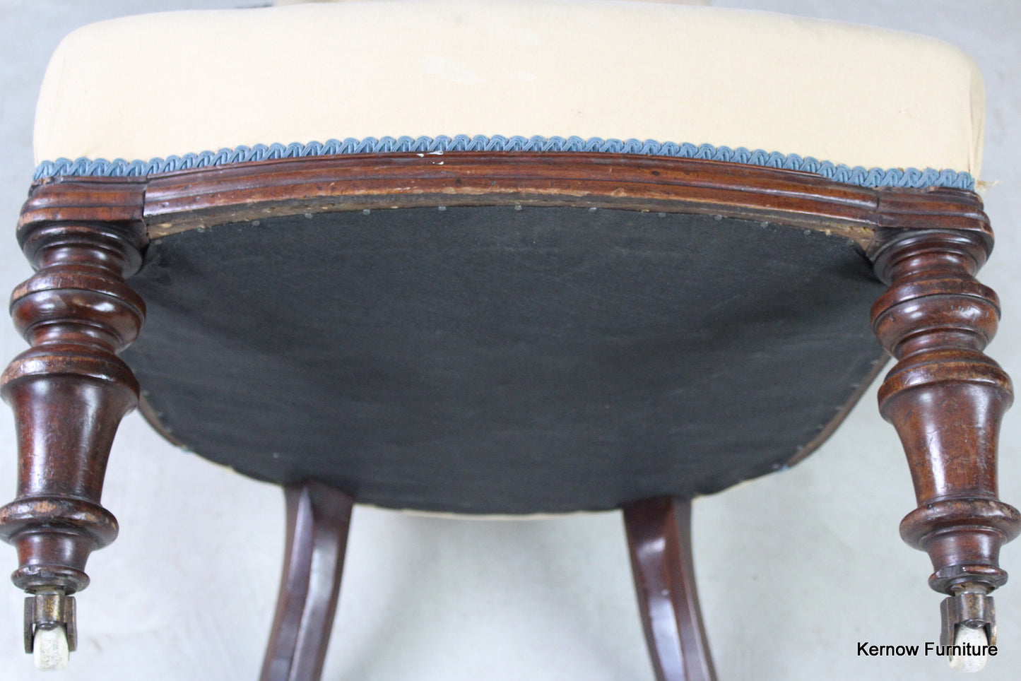 Victorian Button Back Fireside Chair - Kernow Furniture