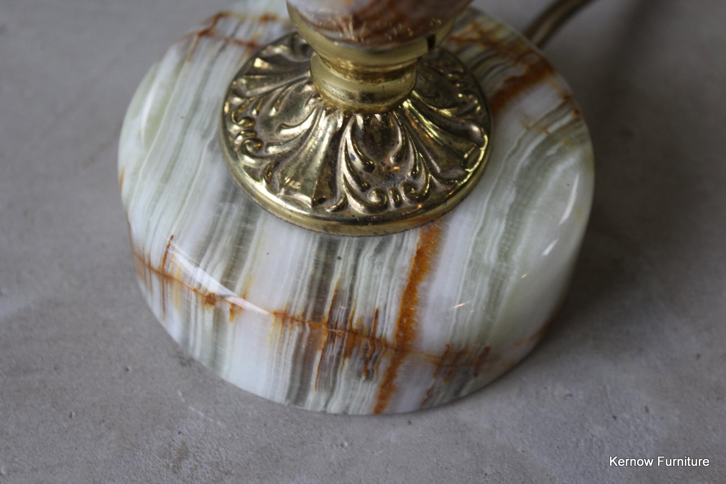 Green Onyx Table Lamp - Kernow Furniture