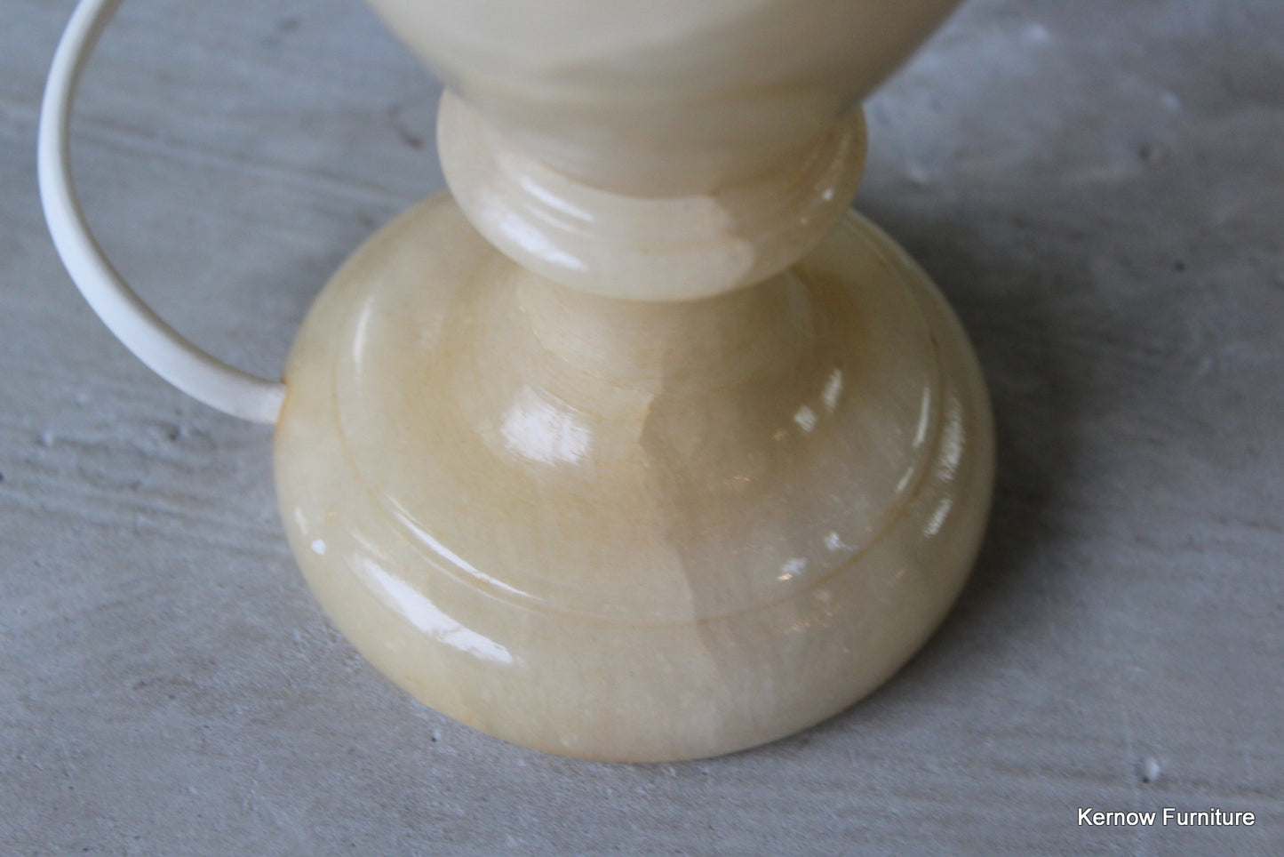Small Retro Alabaster Lamp - Kernow Furniture