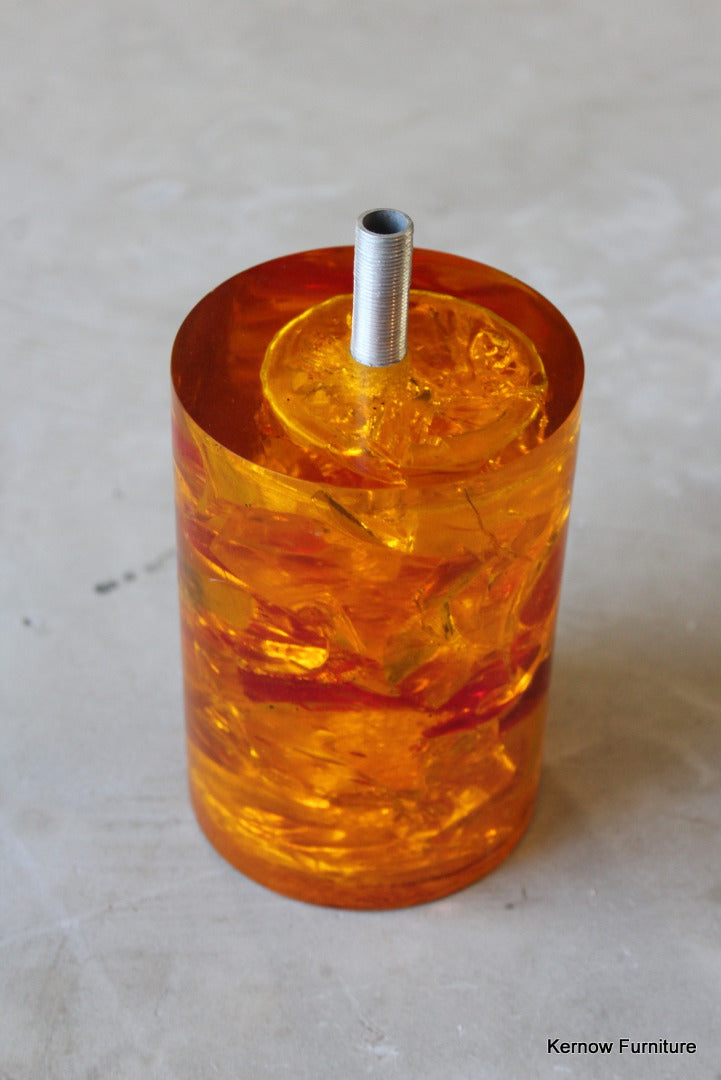 Orange Shattaline Table Lamp - Kernow Furniture