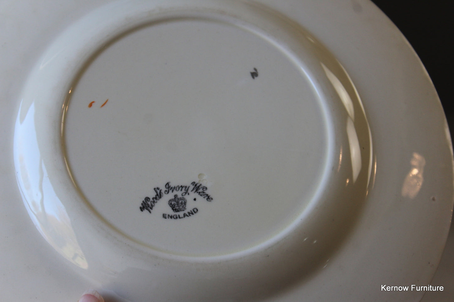 Woods Ivory Ware Plates x 4 - Kernow Furniture