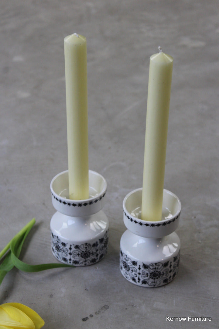 Figgjo Flint Candlesticks - Kernow Furniture