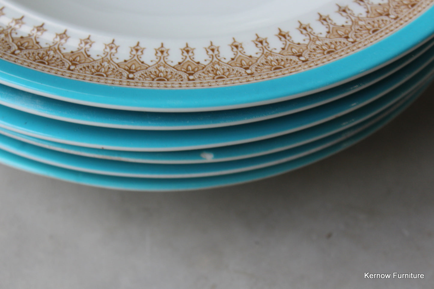 Royal Worcester Vitreous Soup Plate x 6 - Kernow Furniture