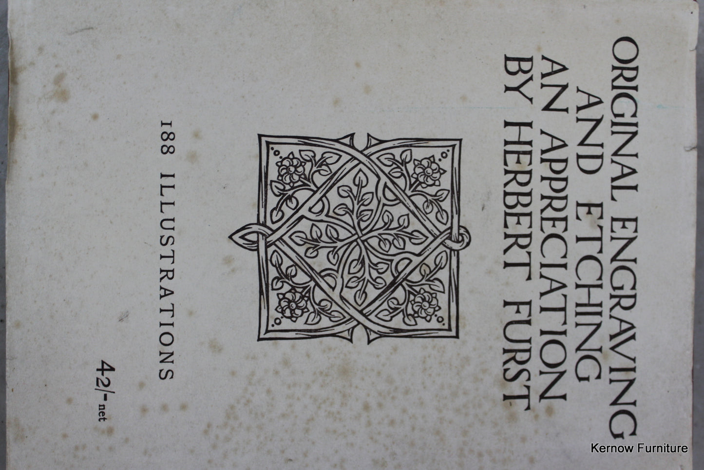 Original Etching & Engraving Herbert Furst - Kernow Furniture