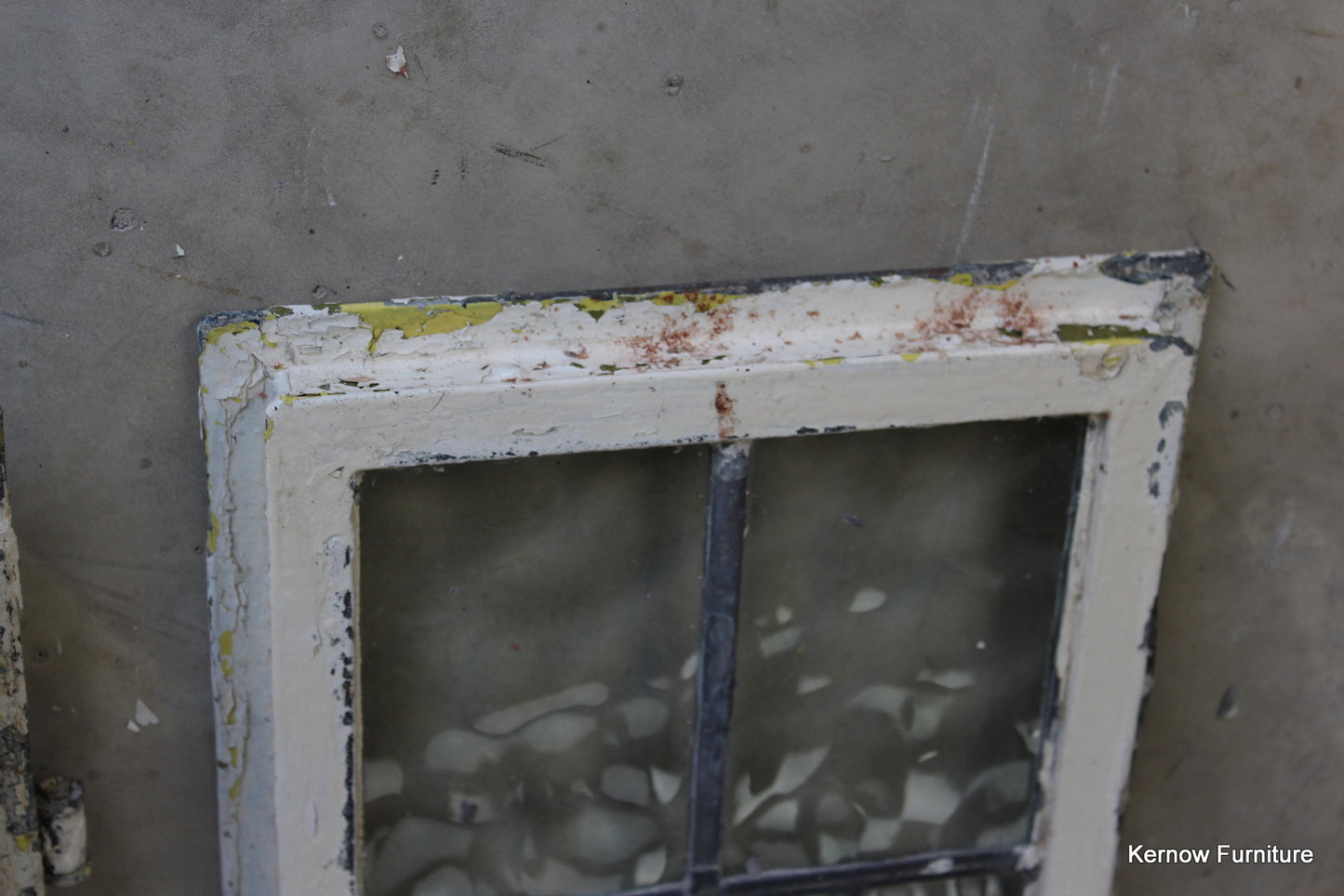 Pair Reclaimed Stained Glass Windows - Kernow Furniture