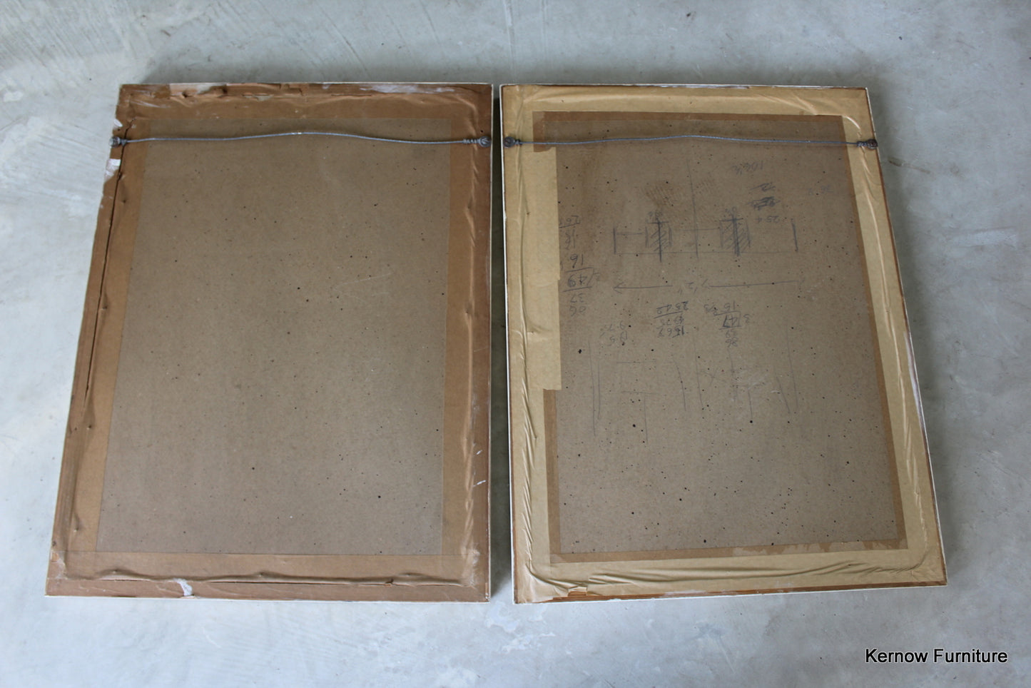 Pair Framed French Bird Engravings - Kernow Furniture