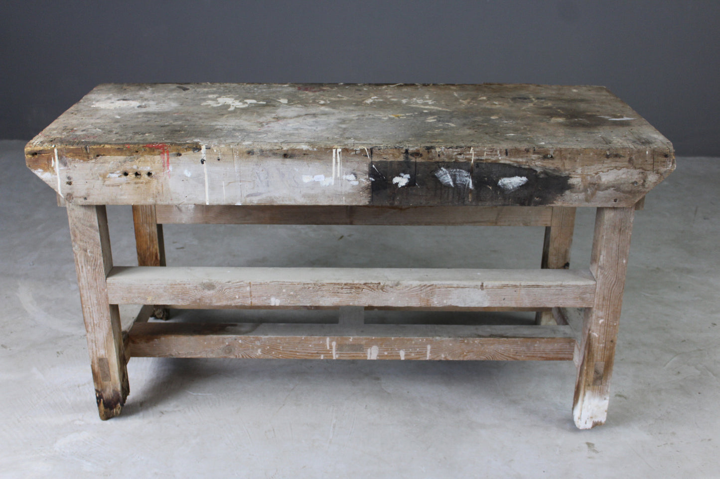 Rustic Pine Workbench - Kernow Furniture