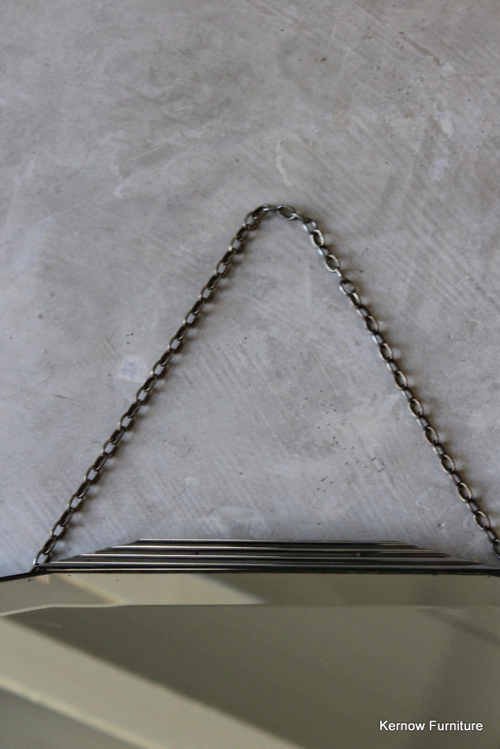 Vintage Frameless Mirror - Kernow Furniture