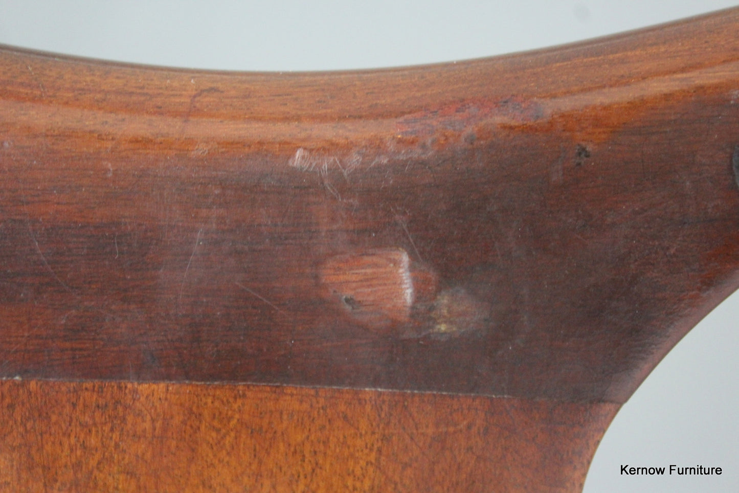 Mahogany Queen Anne Style Carver Chair - Kernow Furniture