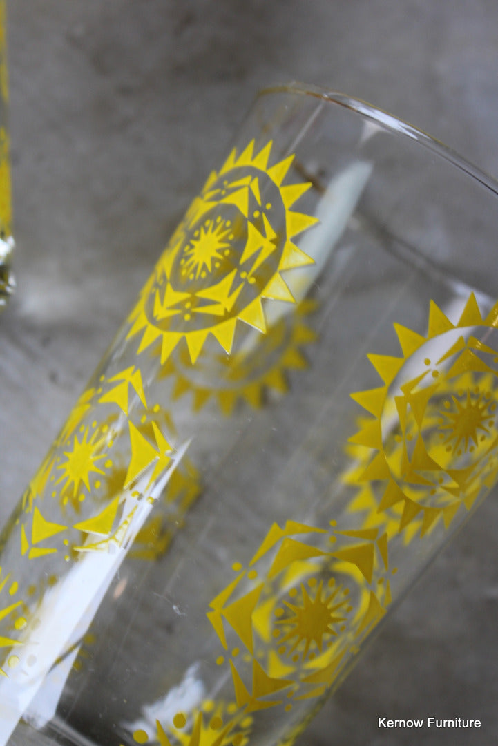 Retro Glass Tumblers - Kernow Furniture