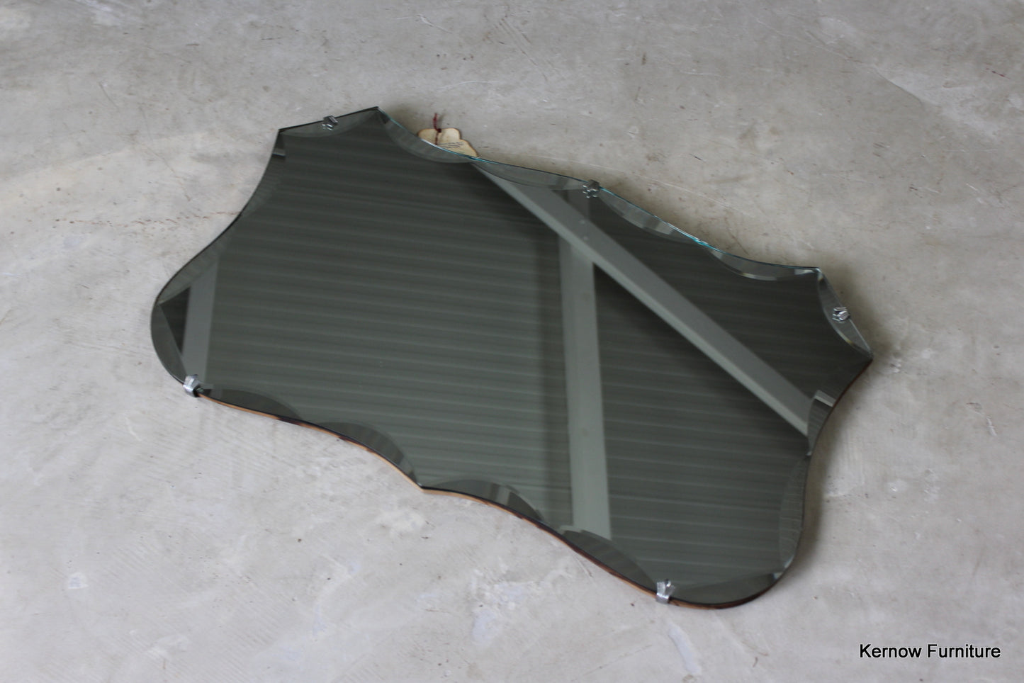 Vintage Frameless Mirror - Kernow Furniture