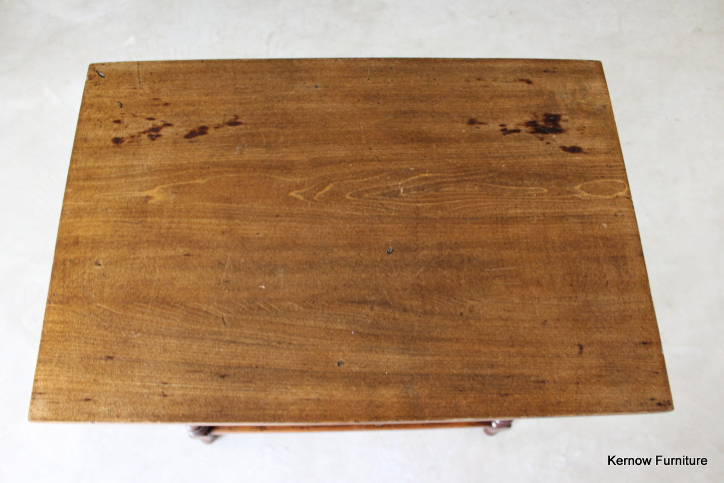 Edwardian Stained Beech Occasional Table - Kernow Furniture