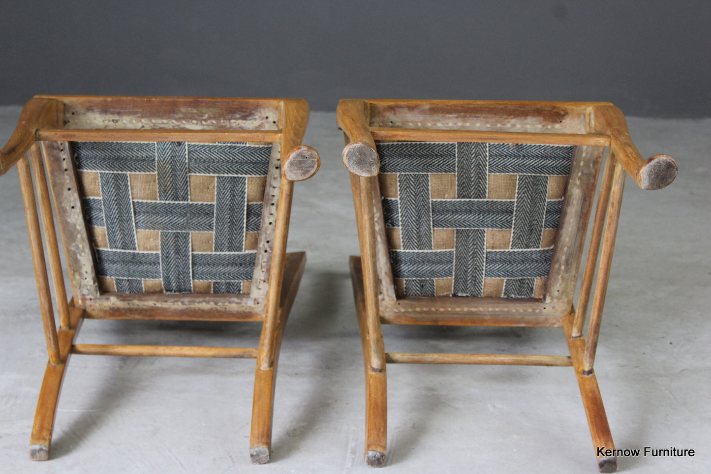 Pair French Style Bedroom Chairs - Kernow Furniture