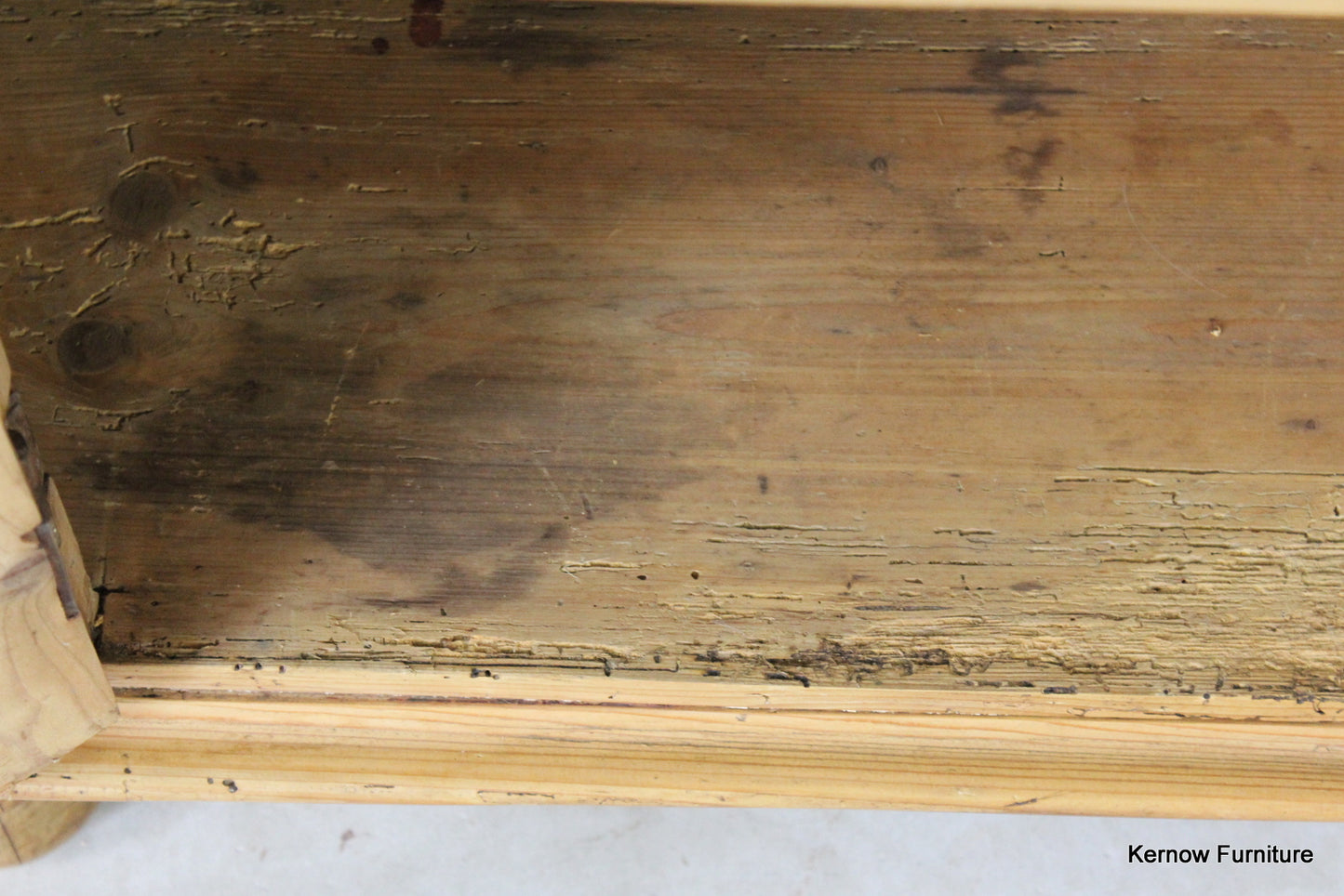 Antique Victorian Pine Glazed Dresser - Kernow Furniture