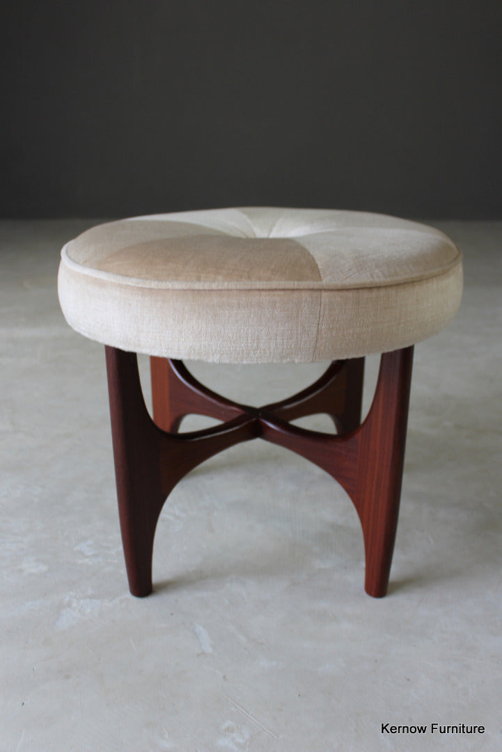 Retro G Plan Dressing Table Stool - Kernow Furniture
