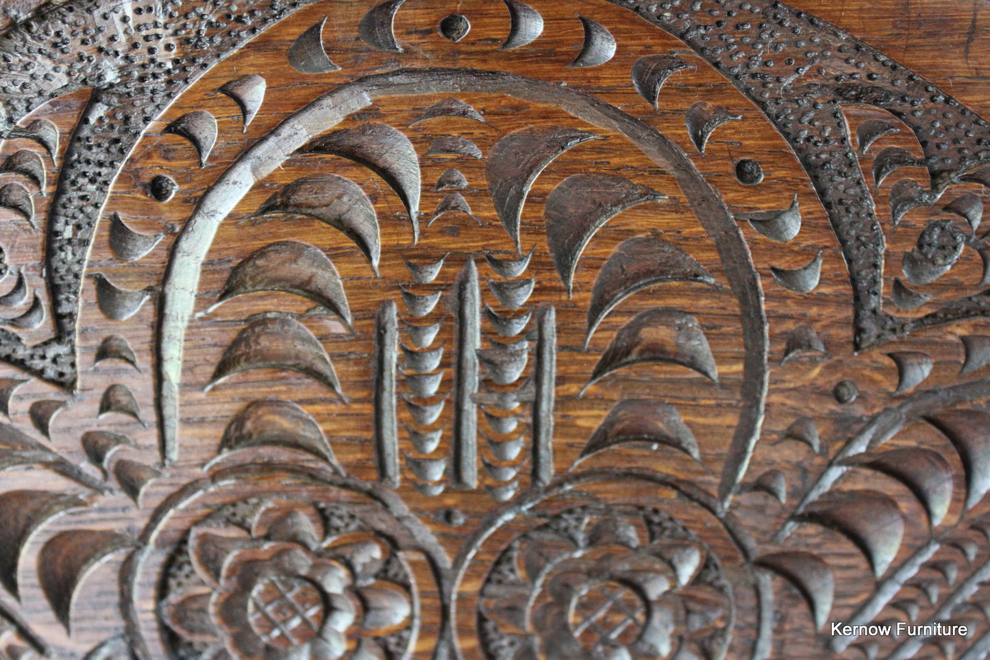 17th Century Style Carved Oak Side Chair - Kernow Furniture