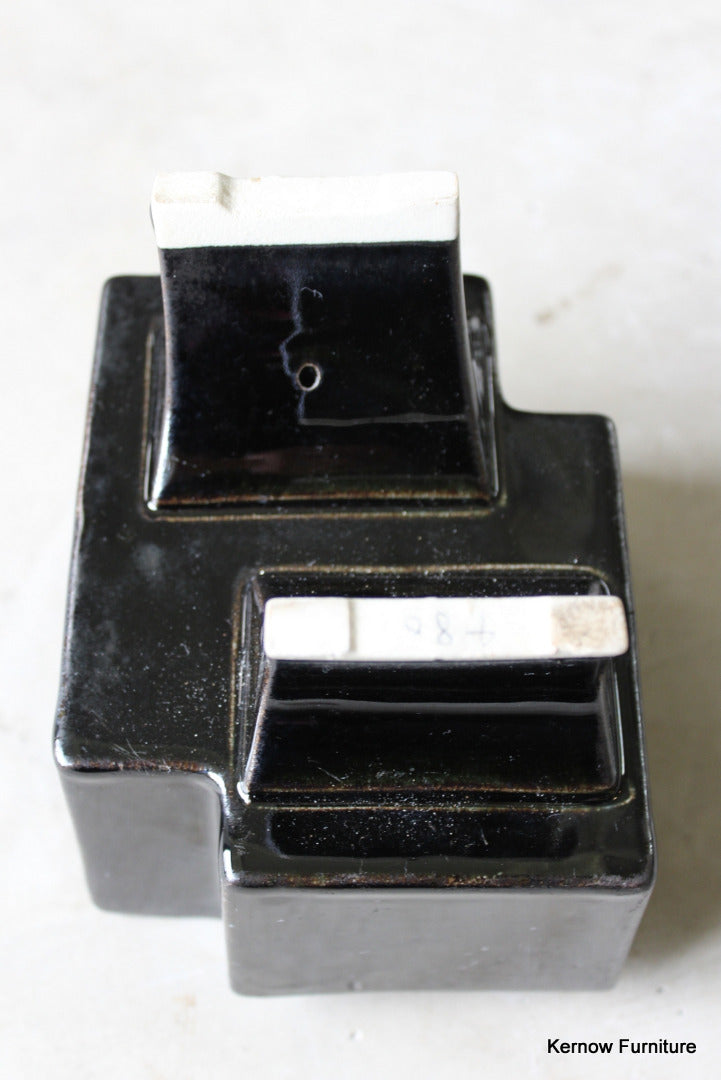 1980s Black Pot - Kernow Furniture