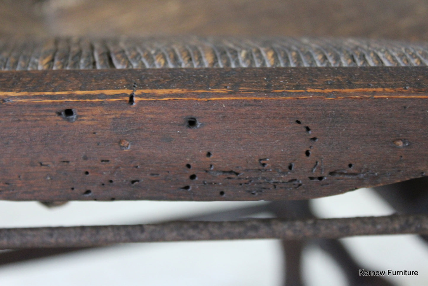 Antique Oak & Elm Ladderback Chair - Kernow Furniture