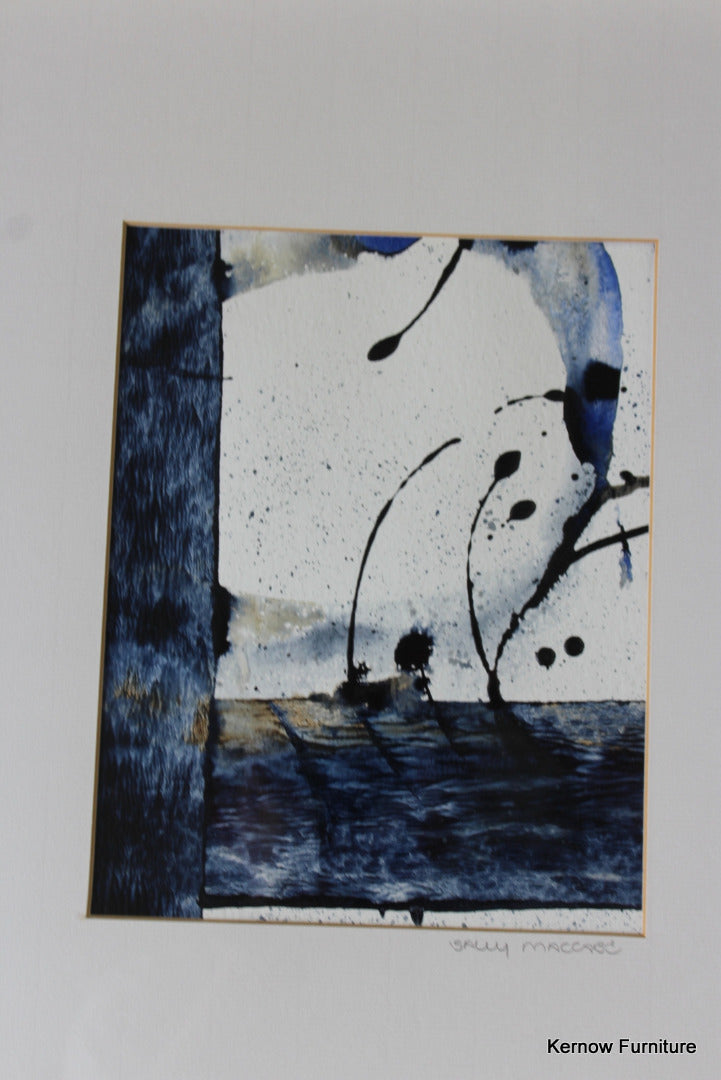 Pair Sally MacCabe Watercolours - Kernow Furniture