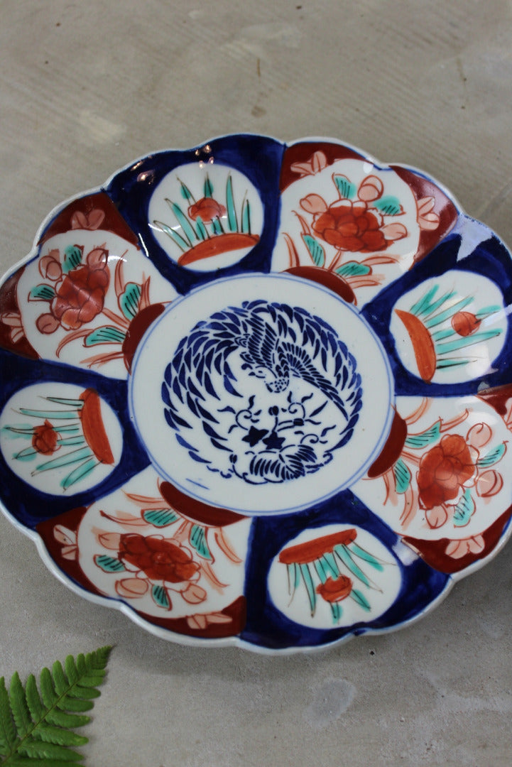 3 Oriental Imari Plates - Kernow Furniture
