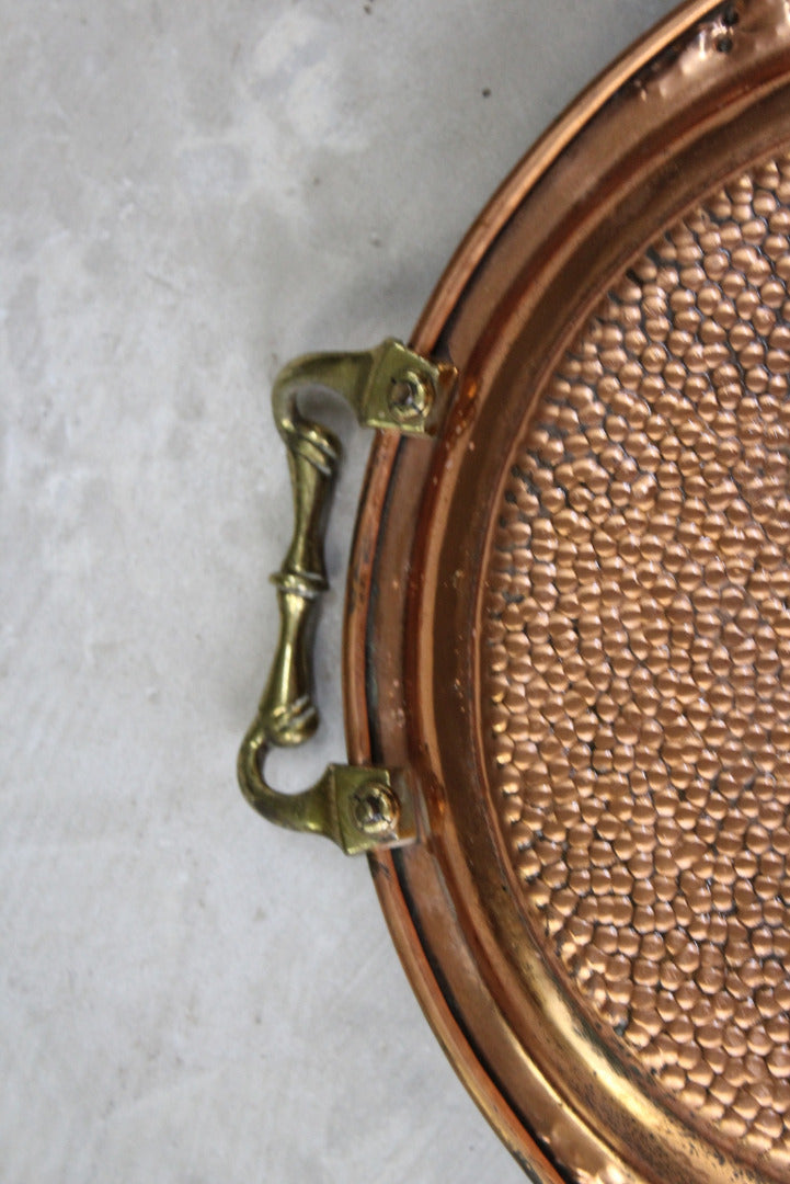 Hammered Copper Serving Tray - Kernow Furniture