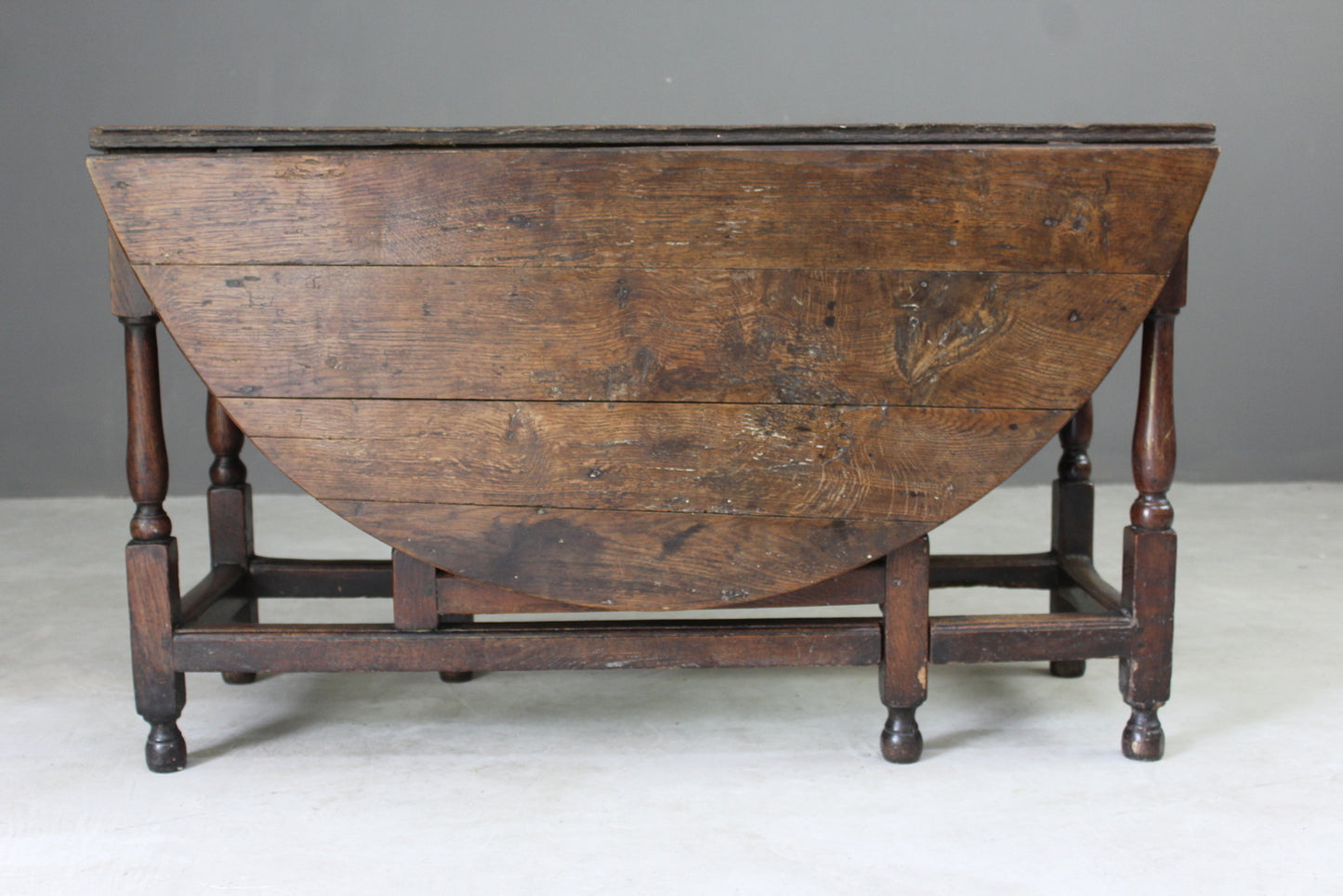17th Century Antique Oak Gate Leg Table - Kernow Furniture