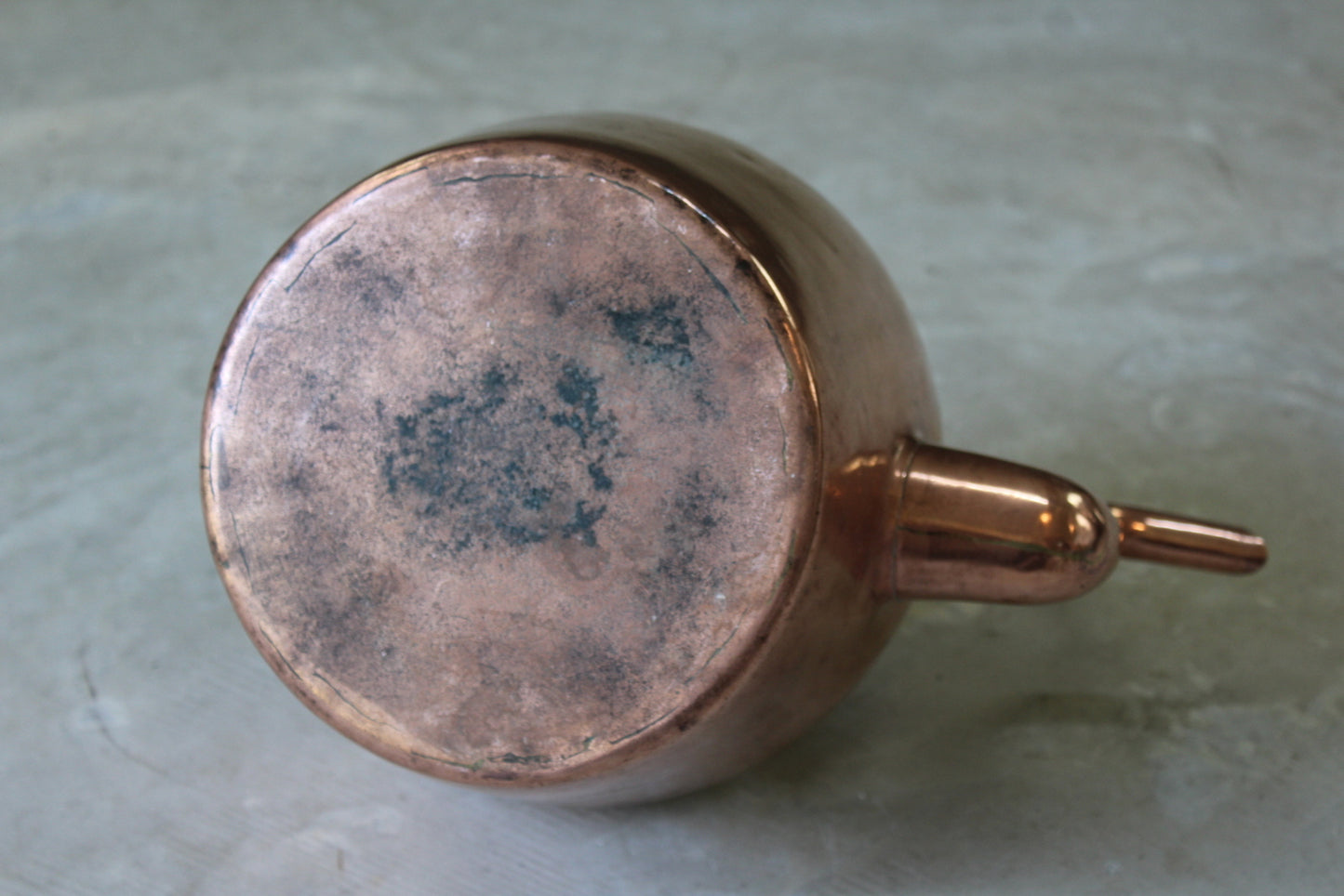 Antique 8 Pint Copper Kettle - Kernow Furniture