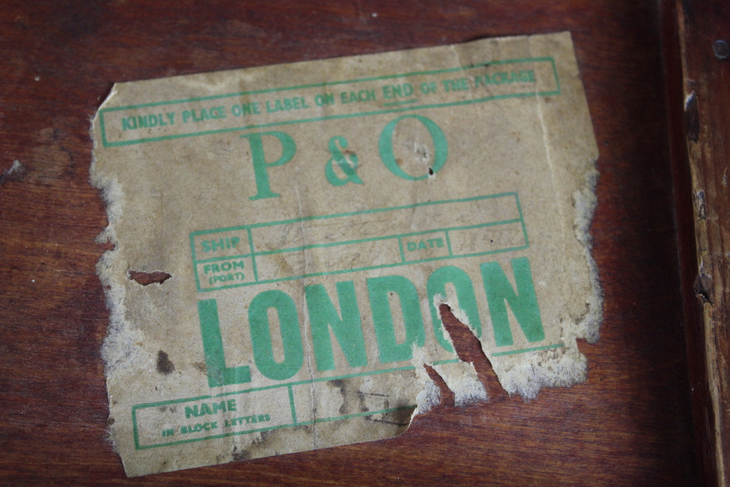 Zinc Lined Travel Trunk - Kernow Furniture