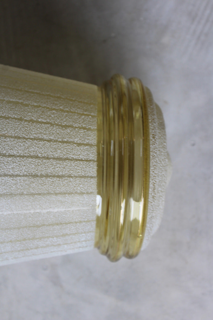 Vintage 1950s Glass Shade - Kernow Furniture