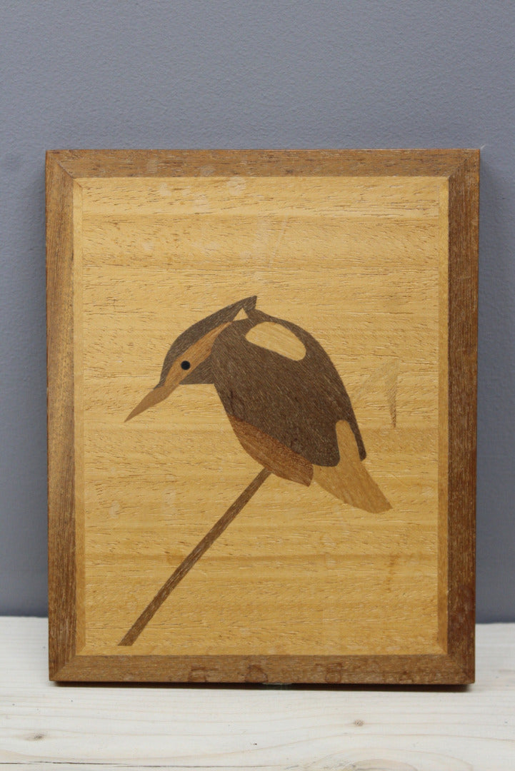 Kingfisher Marquetry Picture - Kernow Furniture