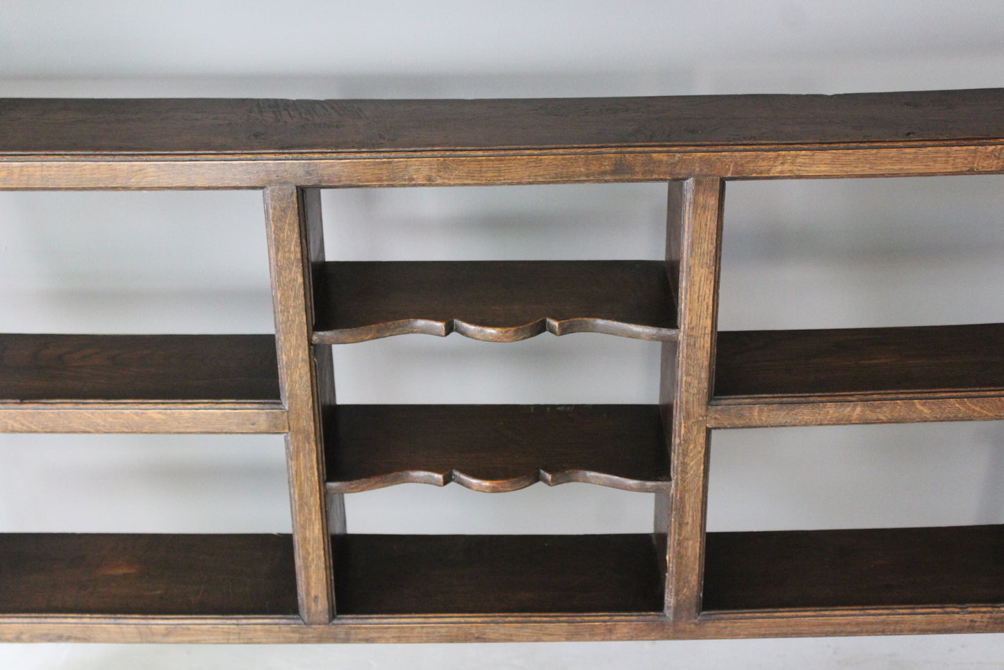 Antique Oak Plate Rack - Kernow Furniture