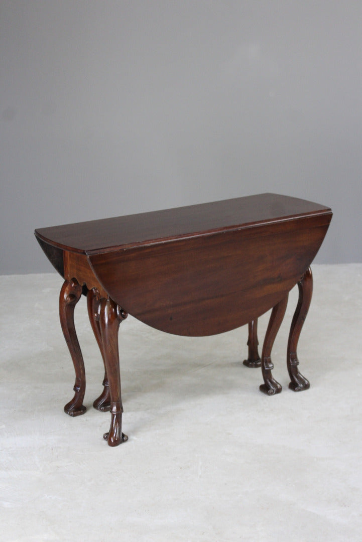 Georgian Mahogany Drop Leaf Table - Kernow Furniture