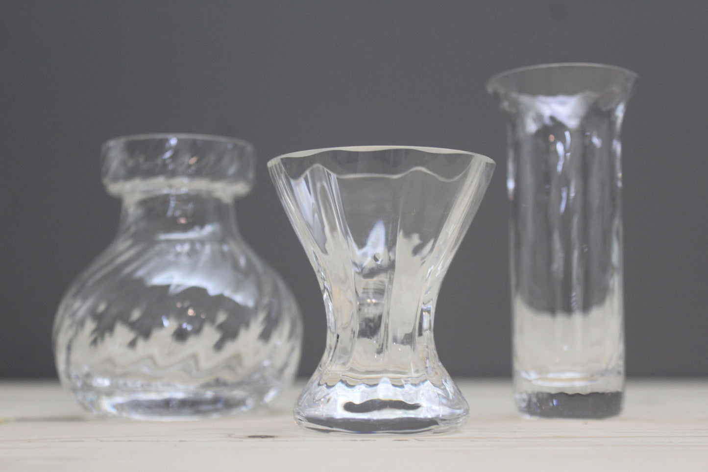 3 Small Glass Vase - Kernow Furniture