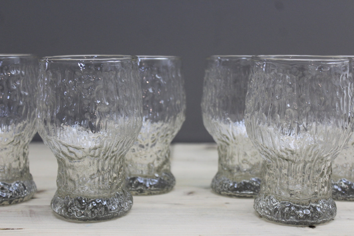 Set 6 Vintage Ravenhead Siesta Beer Glasses - Kernow Furniture