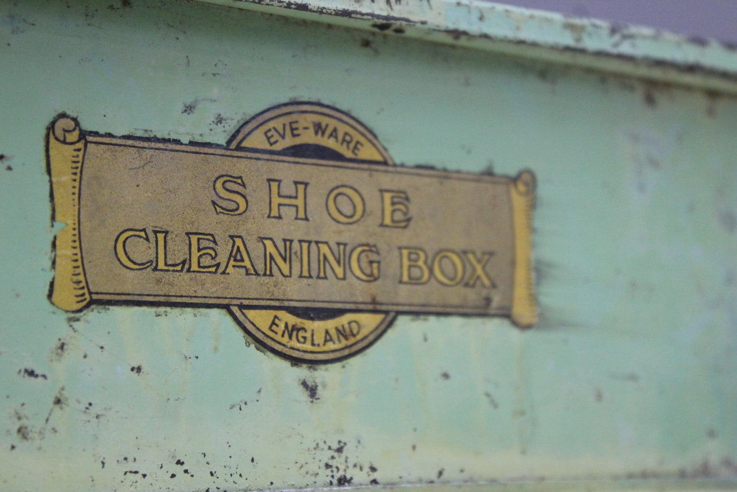 Vintage Shoe Cleaning Box - Kernow Furniture