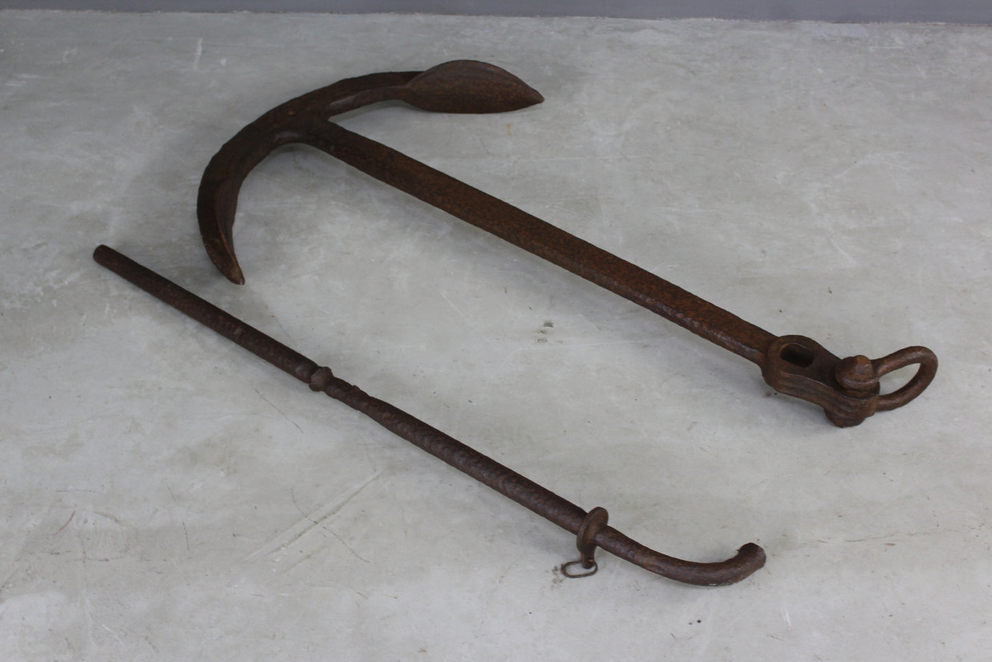 Large Cast Iron Anchor - Kernow Furniture