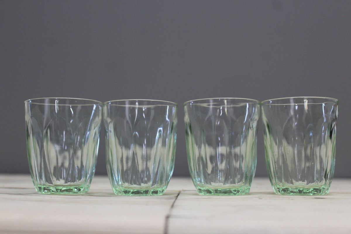 4 Vintage Small Water Glasses – Kernow Furniture