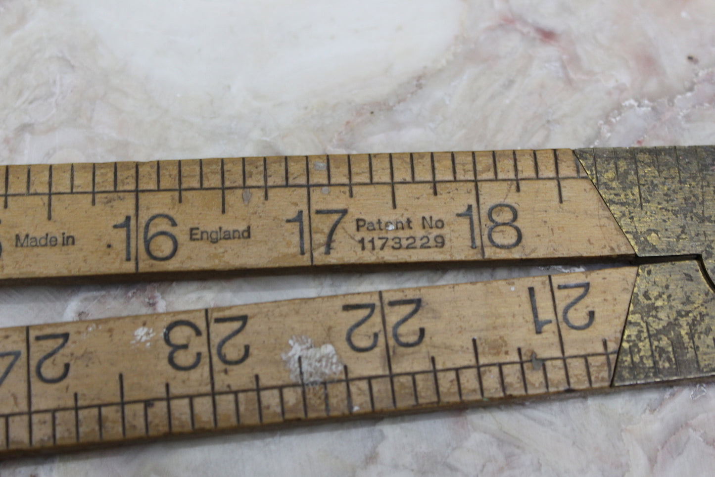 Rabone Chesterman Folding Wooden Ruler - Kernow Furniture