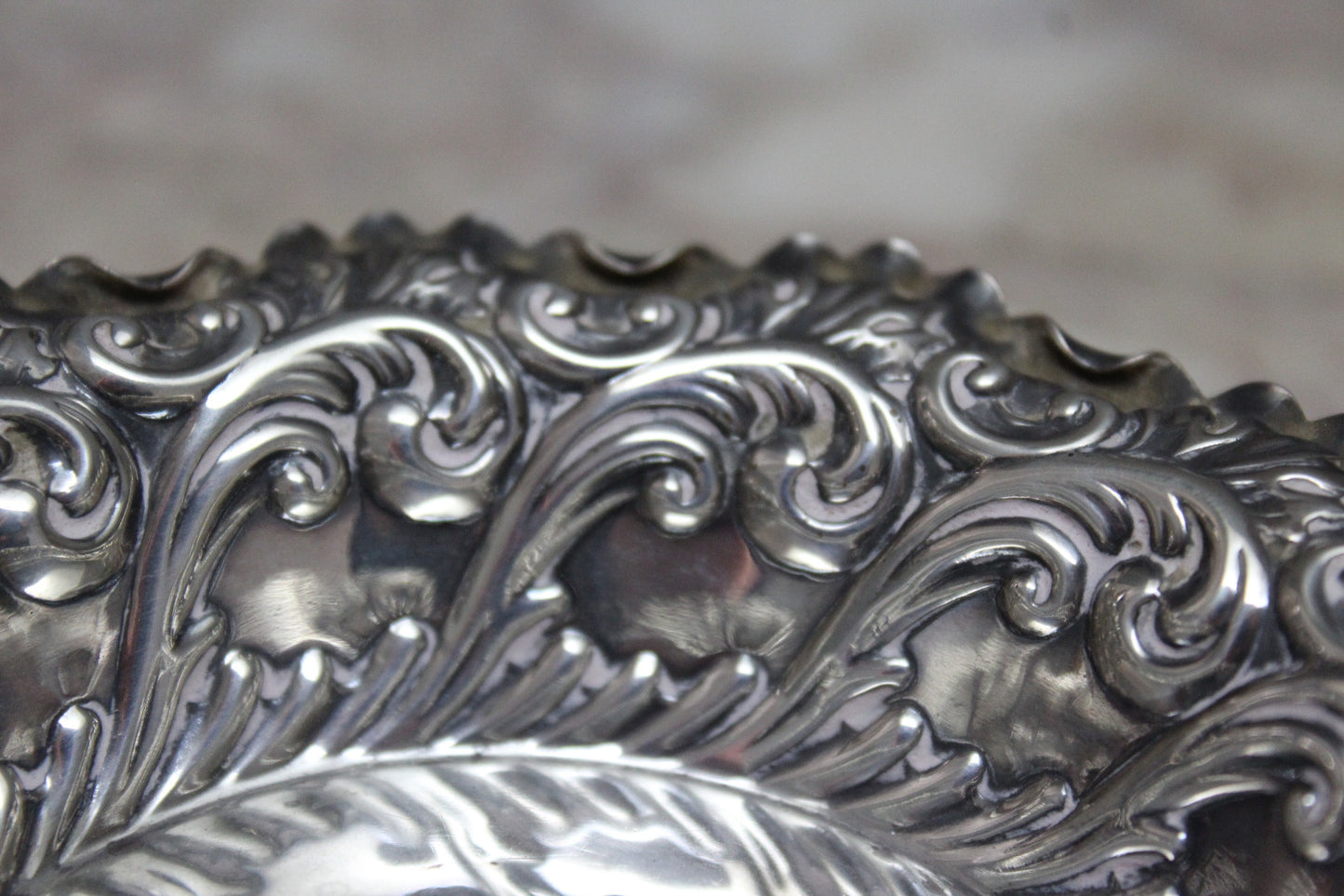 Pair Antique Silver Bon Bon Dishes - Kernow Furniture