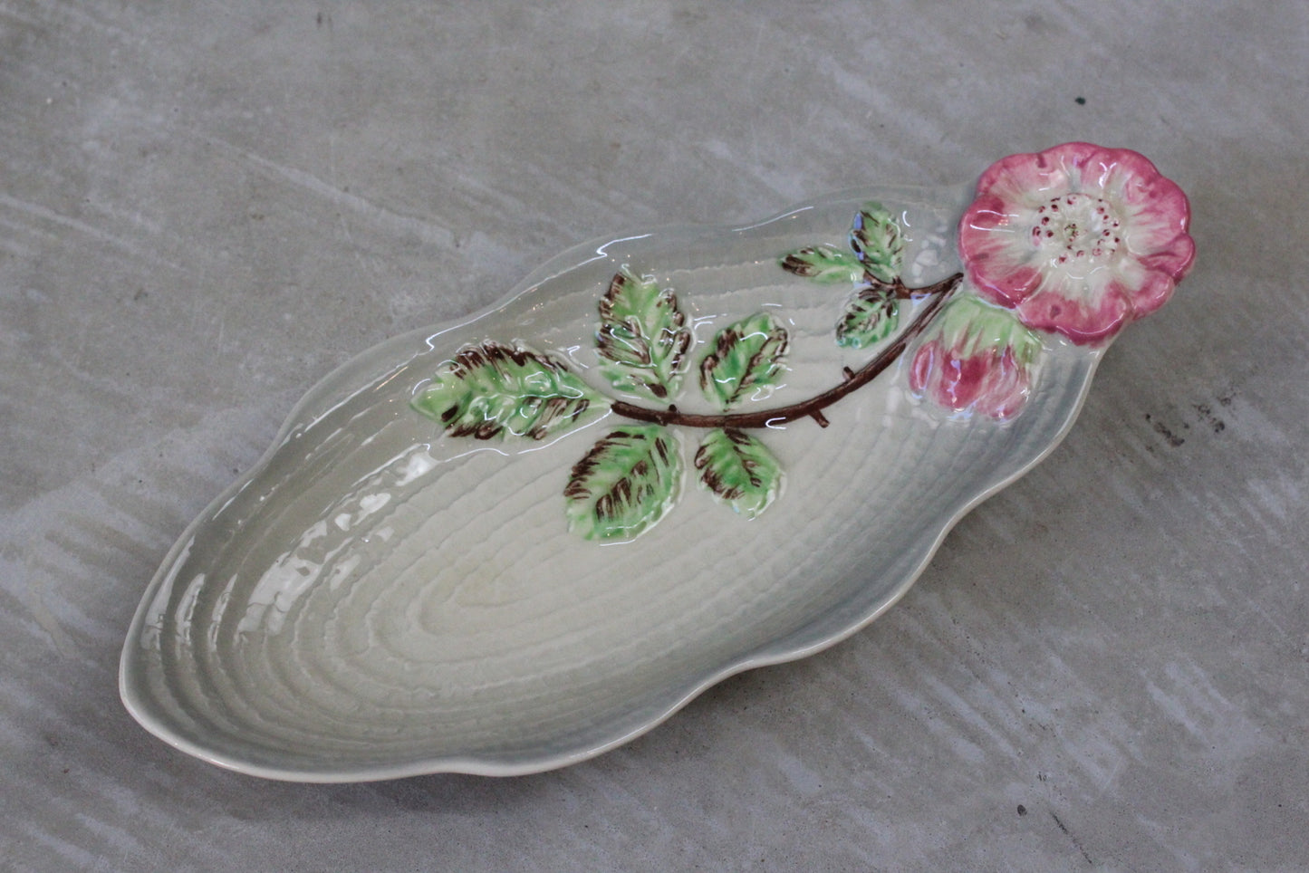 Shorter & Son 1930s Floral Dish - Kernow Furniture