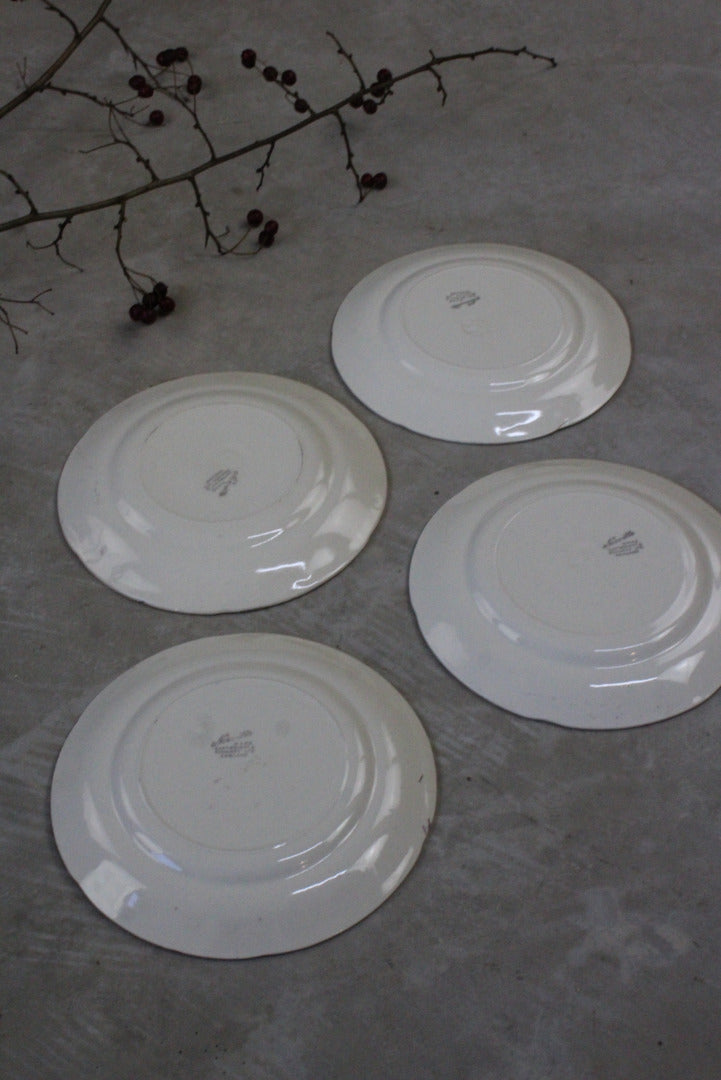 4 Norville Ware Cartwright & Edwards Plates - Kernow Furniture